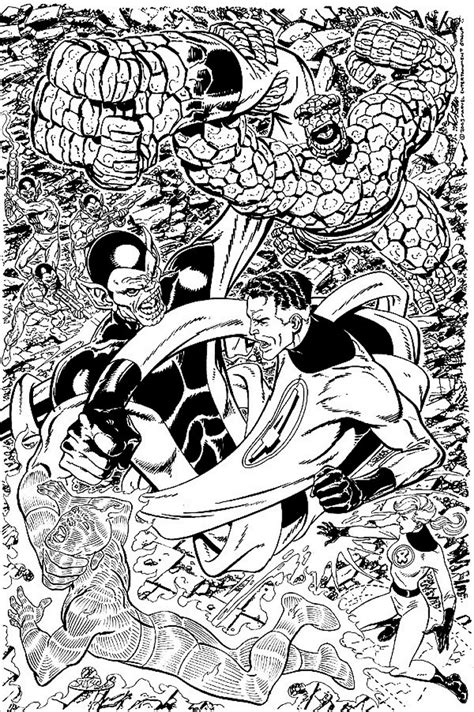 Super Skrull Vs Fantastic Four commission by John... | John Byrne Draws...