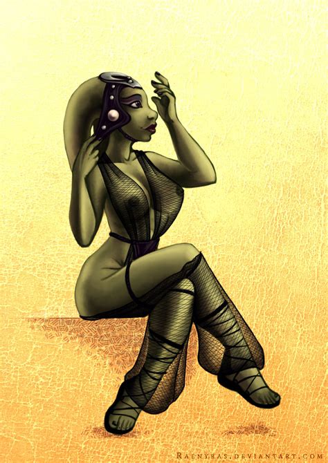 Oola Artwork - Oola Jabba's Twi'lek Slave Fan Art (36846241) - Fanpop