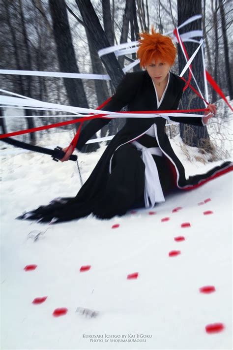 Bleach Cosplay Costumes: Bleach Ichigo Kurosaki Bankai Cosplay Girl