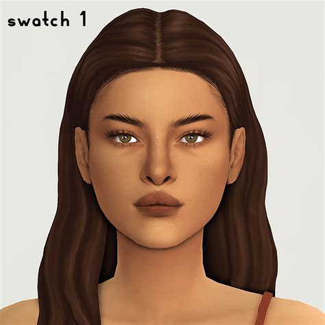 a woman with long brown hair is shown in an animated avatar style, looking at the camera