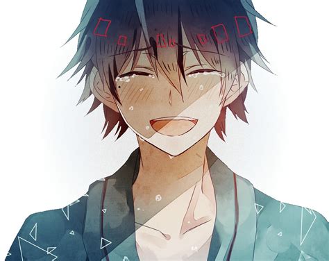 Pin by Juezai on f | Anime boy crying, Anime boy smile, Anime crying