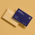 Free PSD Premium Business Card Mockup Design - Mockup Planet