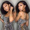 Cute Short Bob Curly 13×4 Lace Front Human Hair Wigs Jerry Curly Wave – Remy Forte