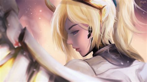 1920x1080 Mercy Overwatch Digital Art Laptop Full HD 1080P HD 4k Wallpapers, Images, Backgrounds ...