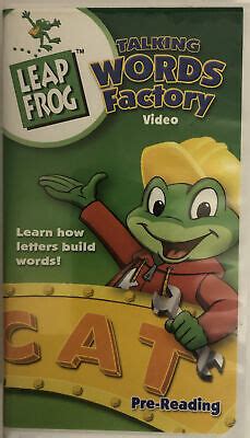 LeapFrog: Talking Words Factory(VHS 2003)TESTED-RARE VINTAGE COLLECTIBLE-SHIP24H 85393435639 | eBay