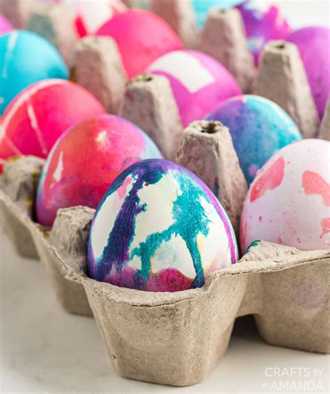 7 Cool Ways to Decorate Easter Eggs - Crafts by Amanda