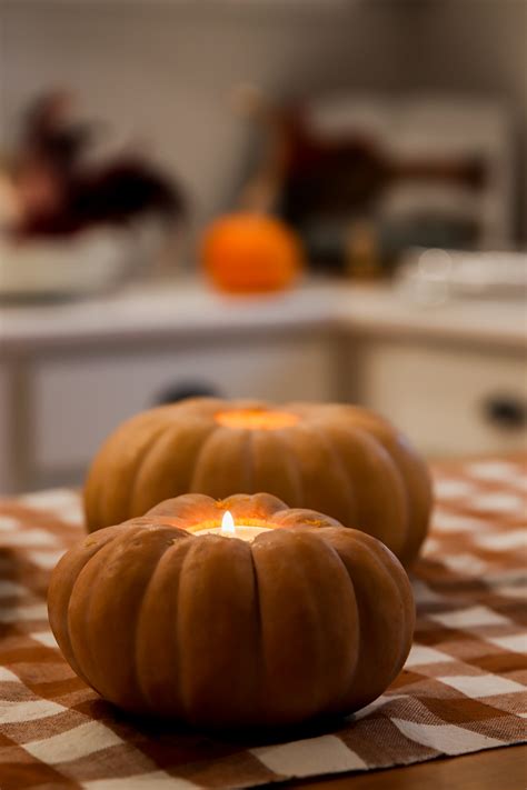 DIY | how to make a pumpkin candle holder - Lemon Grove Lane