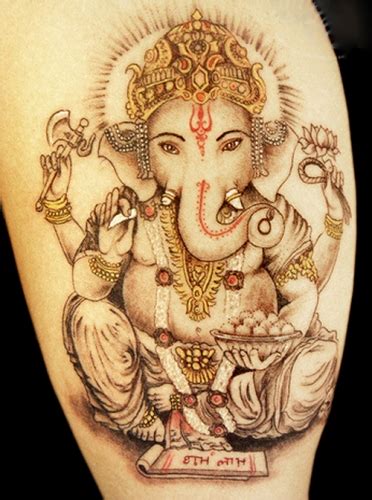 25+ Ganesha Elephant Tattoo Meaning PNG