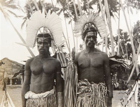 DARK MATTER — Torres Strait Islander men wearing head-dresses,...