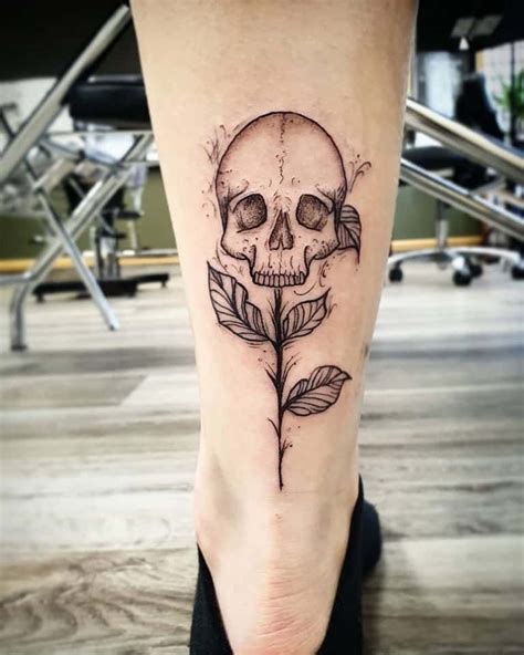 80 Cool Skull and Rose Tattoo Ideas [2024 Inspiration Guide]