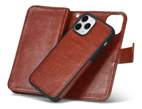 BRG iPhone 12 Pro Max Magnetic 2 in 1 Detachable Leather Wallet Case ...