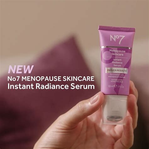 New No7 Menopause Skincare Instant Radiance Serum | skin | No7 ...