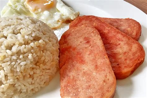 Spamsilog (Spam, Garlic Fried Rice and Sunny Side Up Egg)