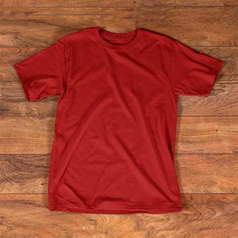 Red T Shirt Mockup - www.inf-inet.com