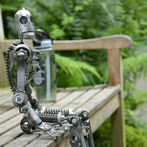 Deep in thought by esuderow | Scrap metal art, Metal sculpture artists ...