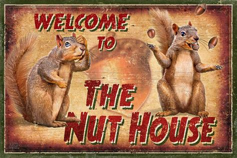 Nut House 2 Painting by JQ Licensing