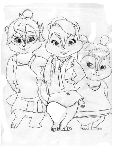 Free Printable Chipettes Coloring Pages For Kids