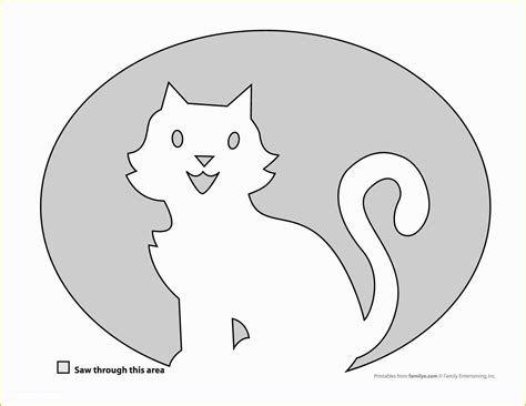 Free Stencil Templates Of 31 Free Pumpkin Carving Stencils Of Cats for ...