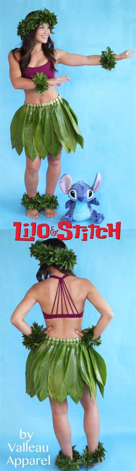 Lilo and Stitch costume! So cute! Lilo as a hula girl! Disney costume using a Valleau Apparel ...