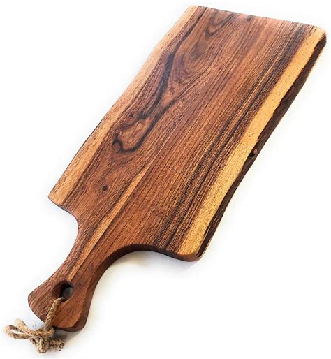 Buy FEATHERLEE - Extra Large Premium Natural Live Edge Acacia Charcuterie Cheese Board Serving ...
