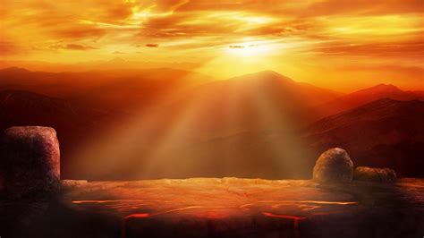 Download Sunbeam Earth Fantasy Sunset 4k Ultra HD Wallpaper