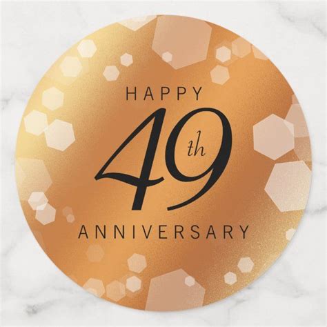 Elegant 49th Copper Wedding Anniversary Confetti | Zazzle.com in 2021 ...