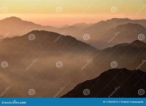 Sunrise at Mount Sinai stock photo. Image of morning - 170553916