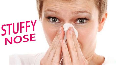 How to Get Rid of Stuffy Nose Quickly | Home remedies - YouTube