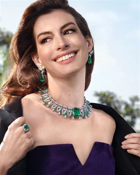 Anne Hathaway stars in Bulgari Unexpected Wonders 2022 jewelry campaign. Photo: Dan Jackson ...