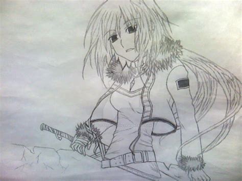 Sword Anime Girl by Violetterdrache on DeviantArt