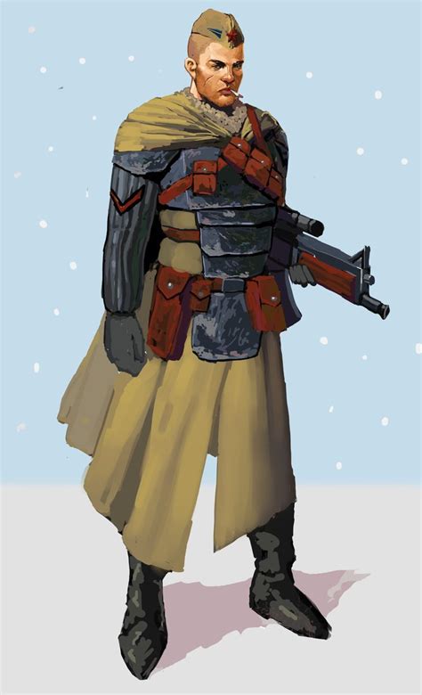 Dieselpunk: "Infantryman," by Beaver-Skin, at deviantART. #Dieselpunk. Rpg Character, Character ...