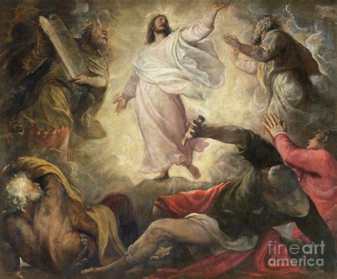 The Transfiguration Of Christ Painting by Titian