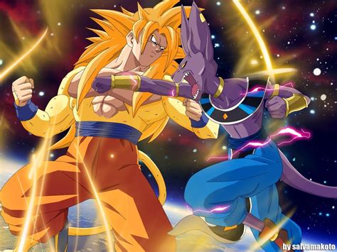 Son Goku Vs Lord Beerus Wallpaper - Live Wallpaper HD