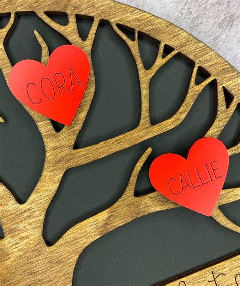 Our Family Tree SVG Tree of Life SVG Family Tree Engraved | Etsy