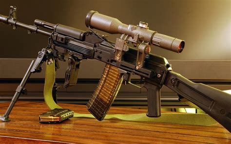 AK-101 Assault Rifle HD Wallpaper