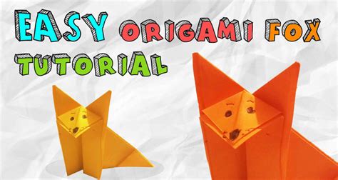 Easy Origami Fox Tutorial | Imagine Forest