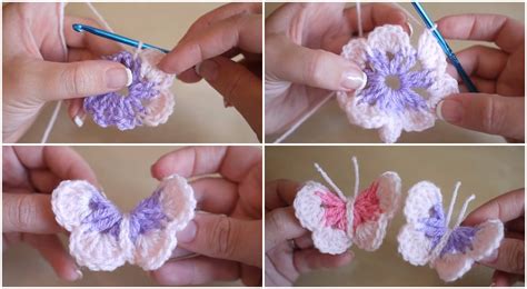 Pretty Crochet Butterflies - Free Pattern - DIY 4 EVER