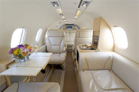 The Learjet 40 has one of the biggest cabins in the Super Light Jet ...