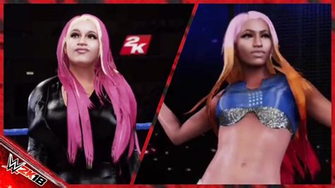 WWE 2K18 | Cardi B Vs Nicki Minaj [Smackdown Live] - YouTube