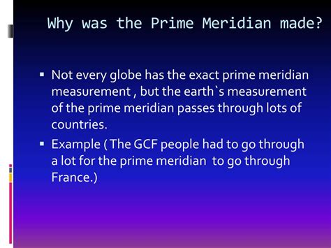 PPT - Prime Meridian PowerPoint Presentation, free download - ID:2686195