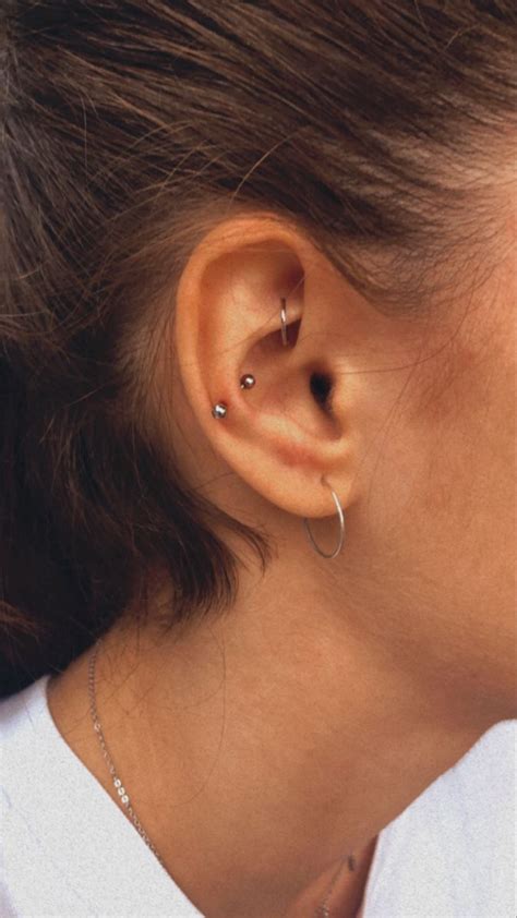 snug and rook piercing | Cute ear piercings, Rook piercing, Piercing