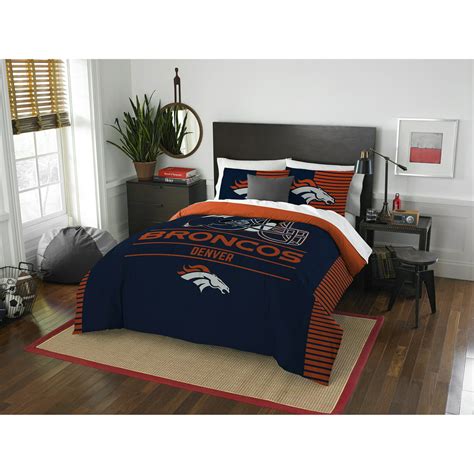 NFL Denver Broncos "Draft" Bedding Comforter Set - Walmart.com - Walmart.com