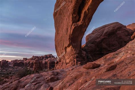 Arches National Park — sunset and sunrise, travel - Stock Photo ...