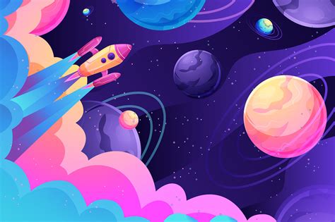 Space Illustrations Collection :: Behance