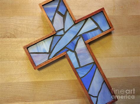 Mosaic Stained glass mosaic wood crosses Art & Collectibles etna.com.pe