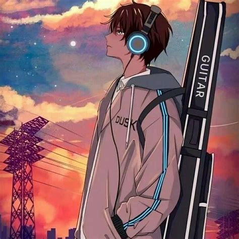 Anime Boy Listening To Music Wallpapers - Top Free Anime Boy Listening ...