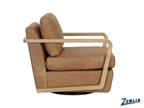 Cast Swivel Lounge Chair - Rustic Oak | Modern Accent Chairs | Accent ...