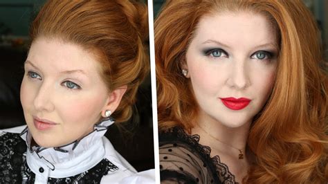 HISTORICALLY ACCURATE Makeup Tutorial | Victorian Woman vs Victorian ...