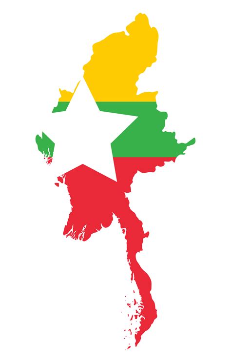 Myanmar map flag inside 22826797 PNG