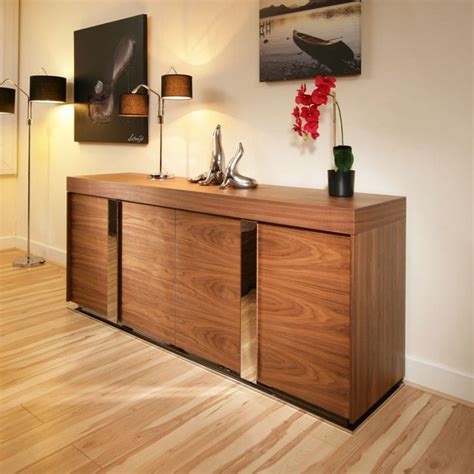 Modern Large Walnut Sideboard / Cabinet / Cupboard / Buffet 2.0mt 912 ...